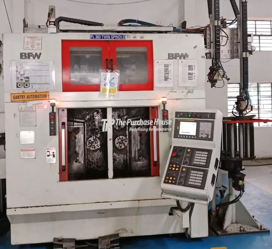 Used TWIN SPINDLE CNC TURNING MACHINE BFW for sale